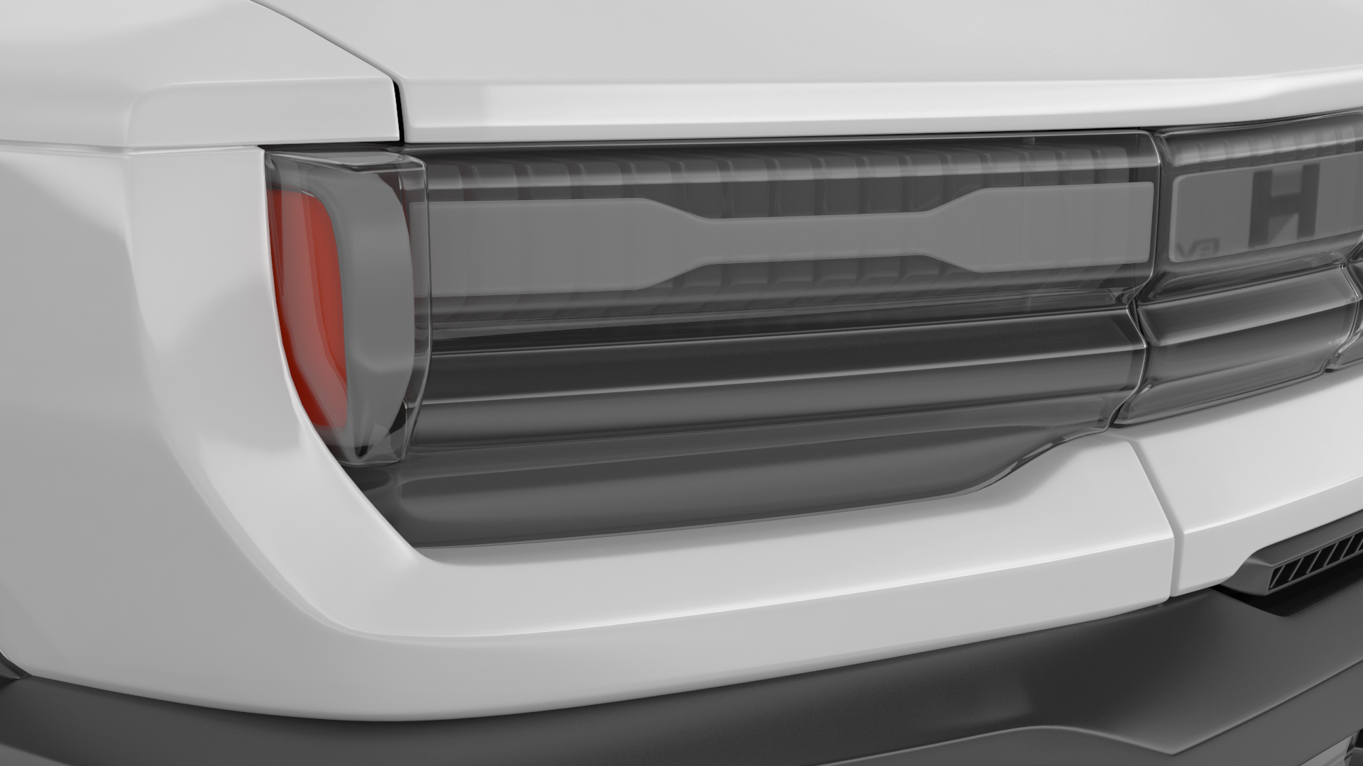 3D GMC Hummer EV PICKUP Simple Interior