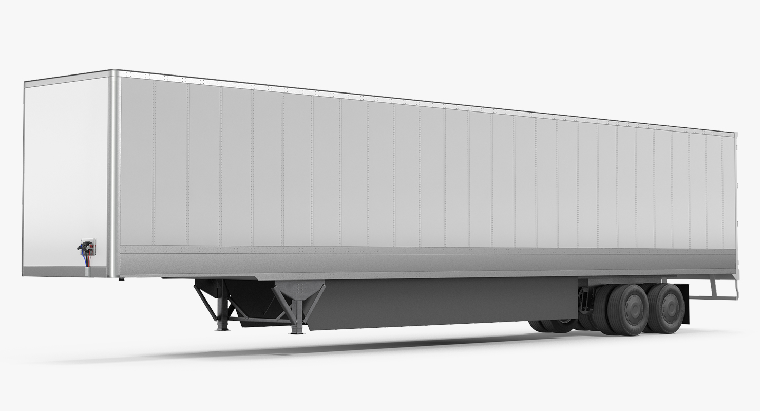 Tesla Semi Big Trailer 3D