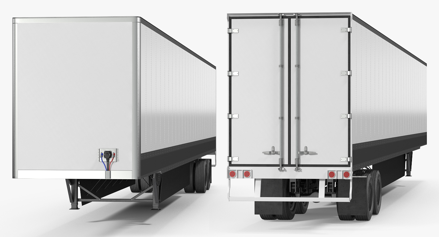 Tesla Semi Big Trailer 3D