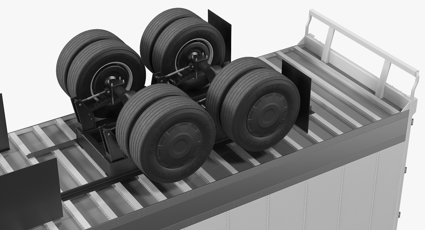 Tesla Semi Big Trailer 3D