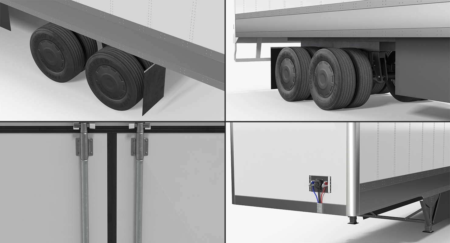 Tesla Semi Big Trailer 3D