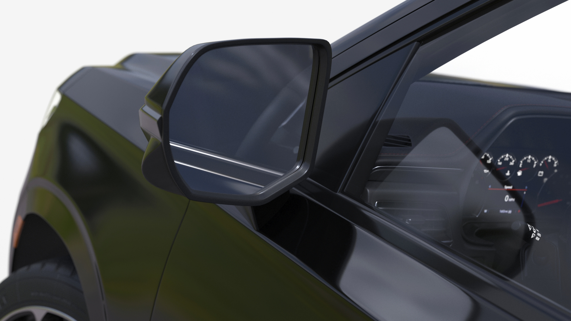 3D SUV Chevrolet Tahoe 2024 Black Rigged for Maya