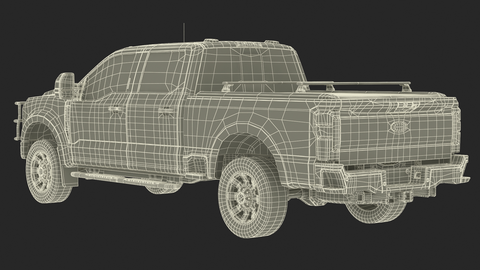 Ford Super Duty F 550 Lariat 2023 Advanced Accessories 3D model