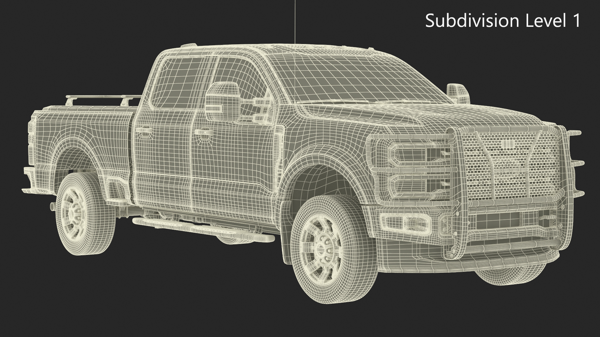 Ford Super Duty F 550 Lariat 2023 Advanced Accessories 3D model