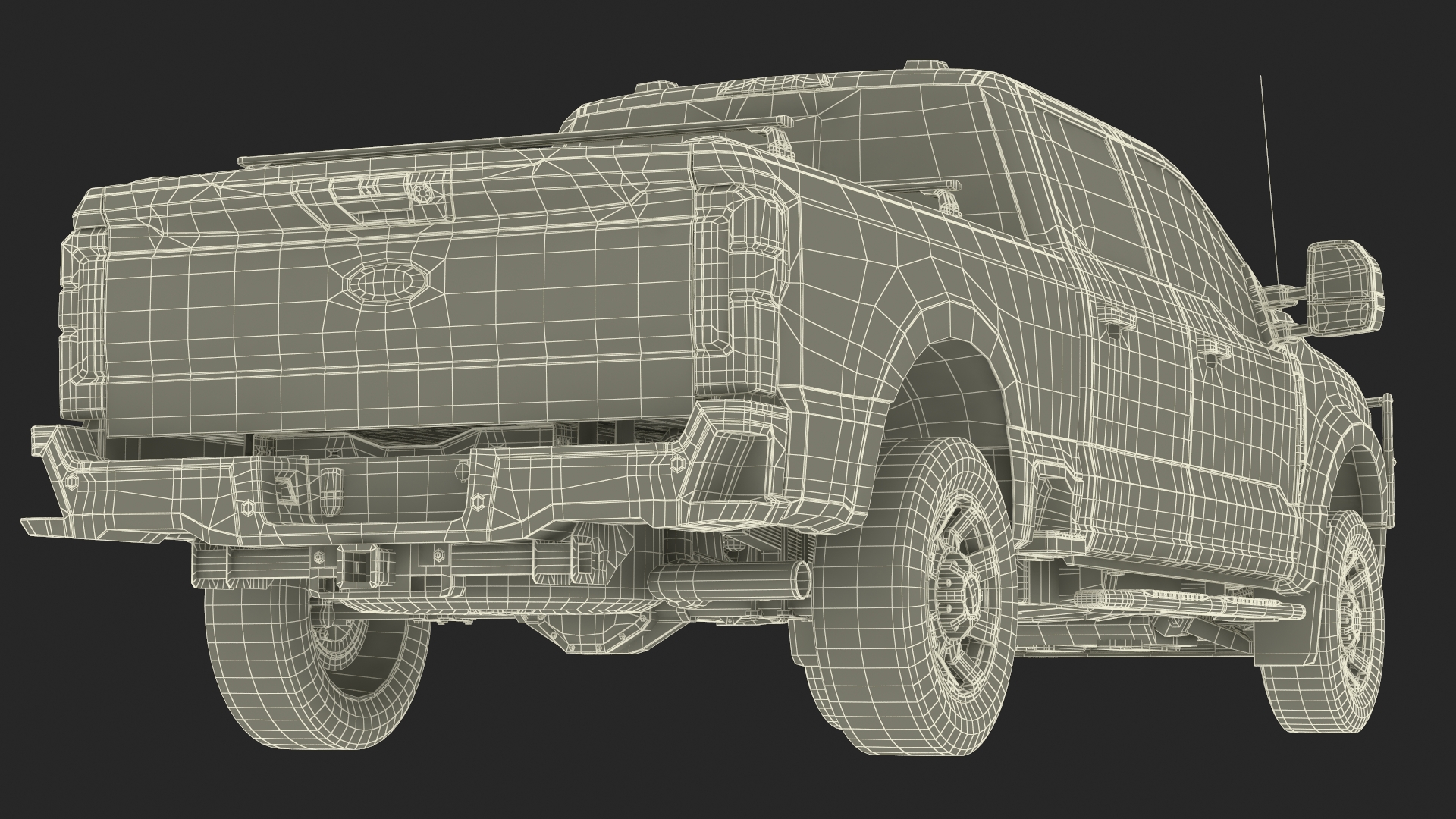 Ford Super Duty F 550 Lariat 2023 Advanced Accessories 3D model