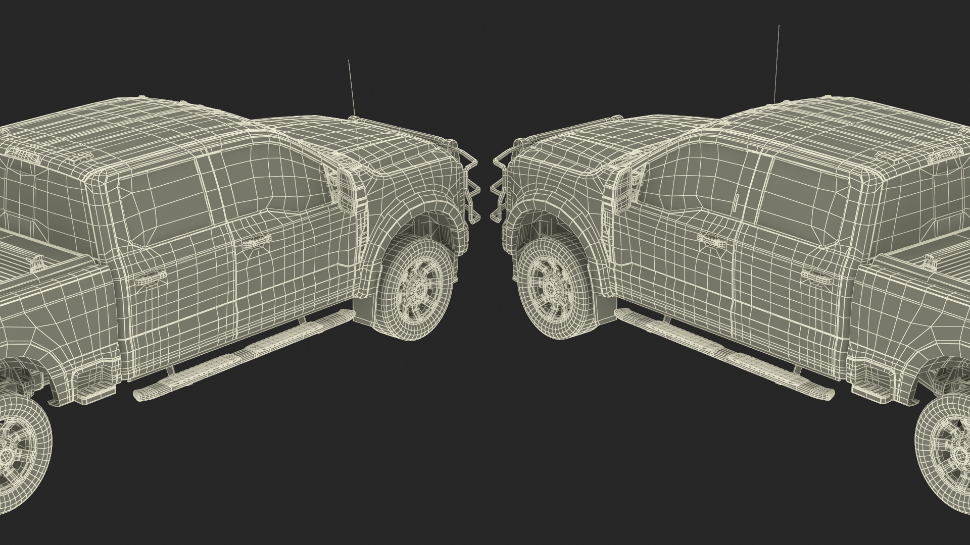 Ford Super Duty F 550 Lariat 2023 Advanced Accessories 3D model