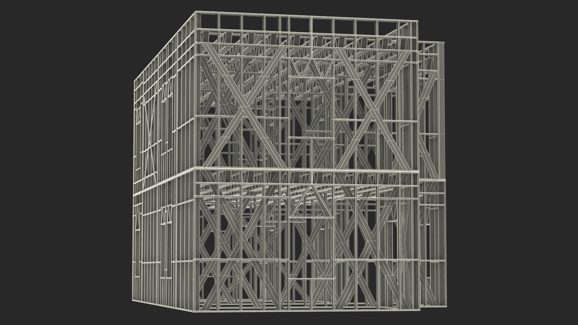 3D model Modular Steel Construction Big