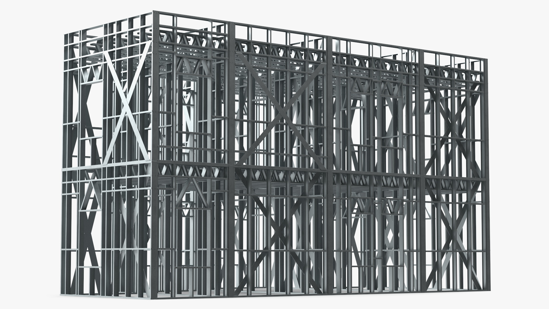 3D model Modular Steel Construction Big