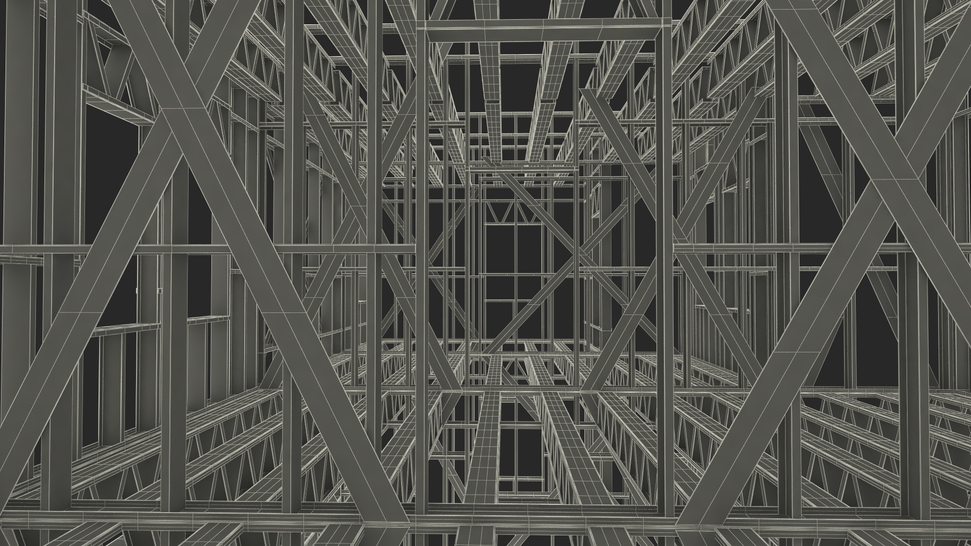 3D model Modular Steel Construction Big