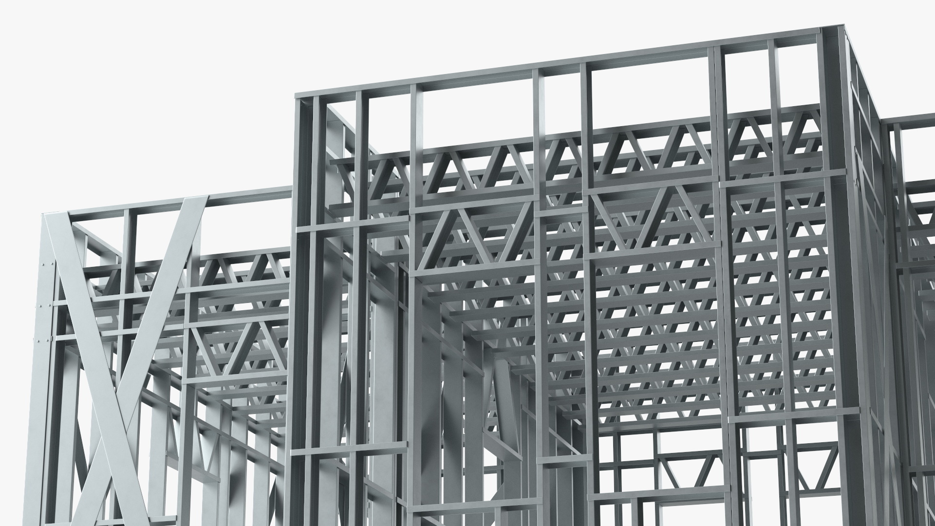 3D model Modular Steel Construction Big