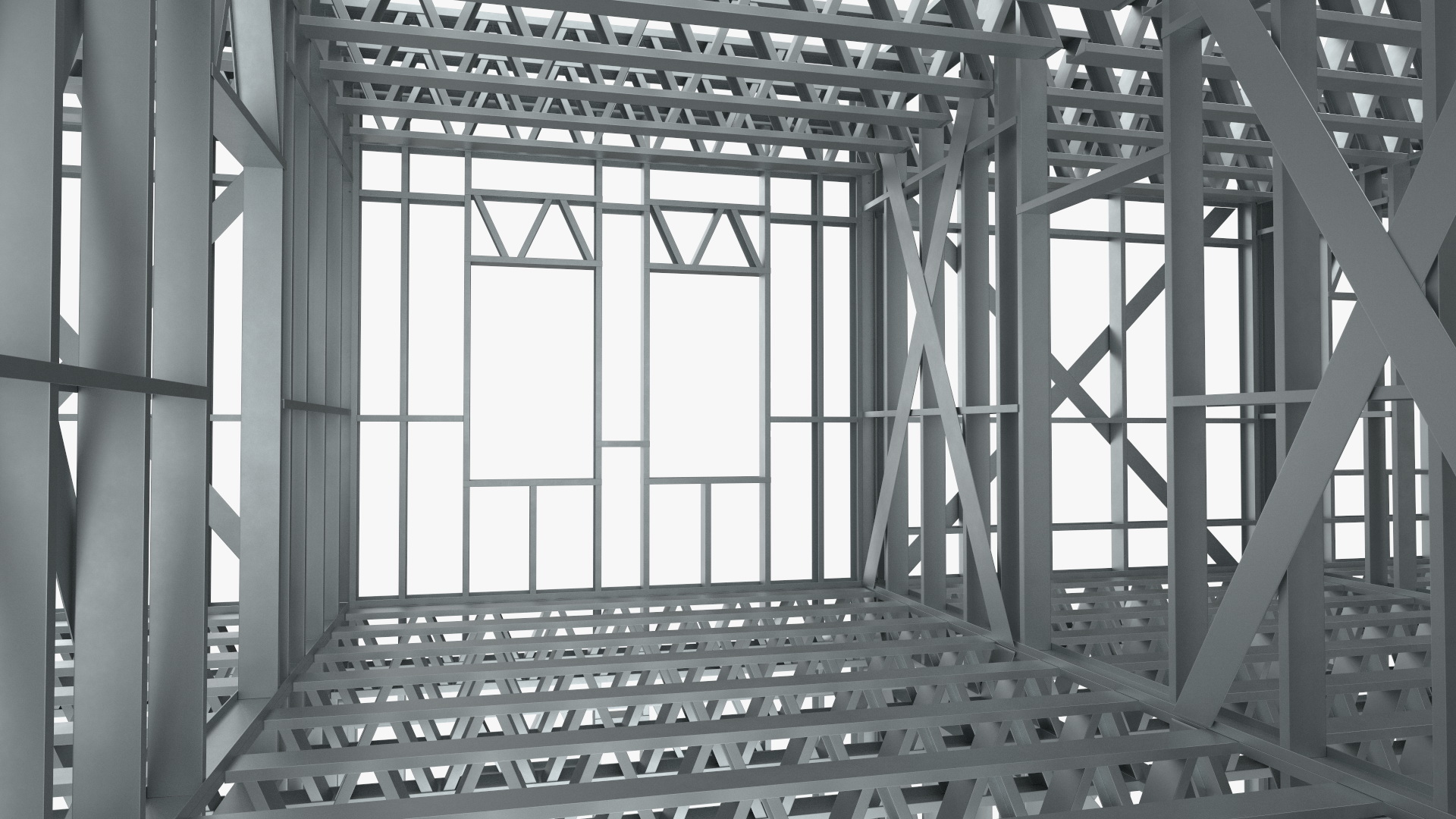 3D model Modular Steel Construction Big