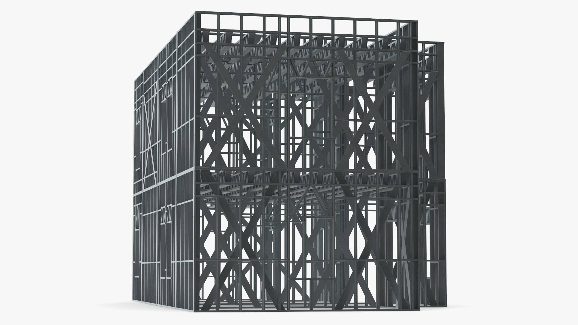 3D model Modular Steel Construction Big