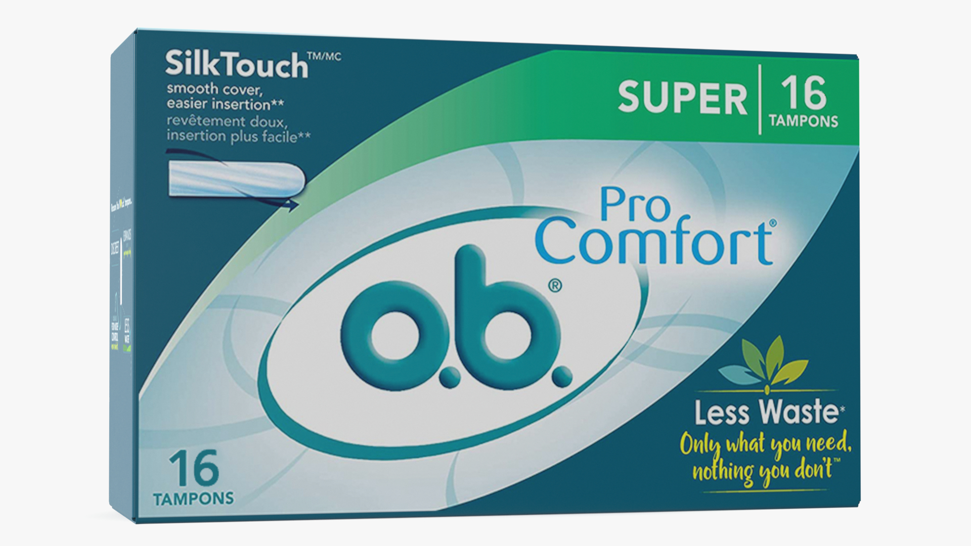 3D Package 16 Tampons OB Pro Comfort model