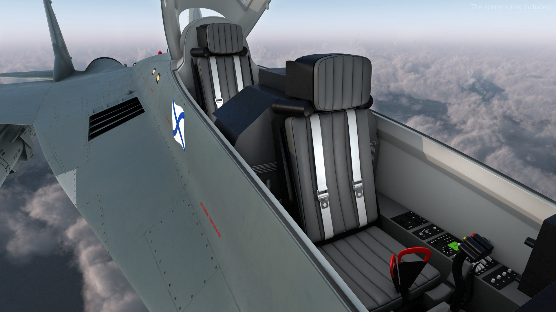 MiG 29 KUBR Russian Tandem Fighter Aircraft with Armament Rigged 3D model