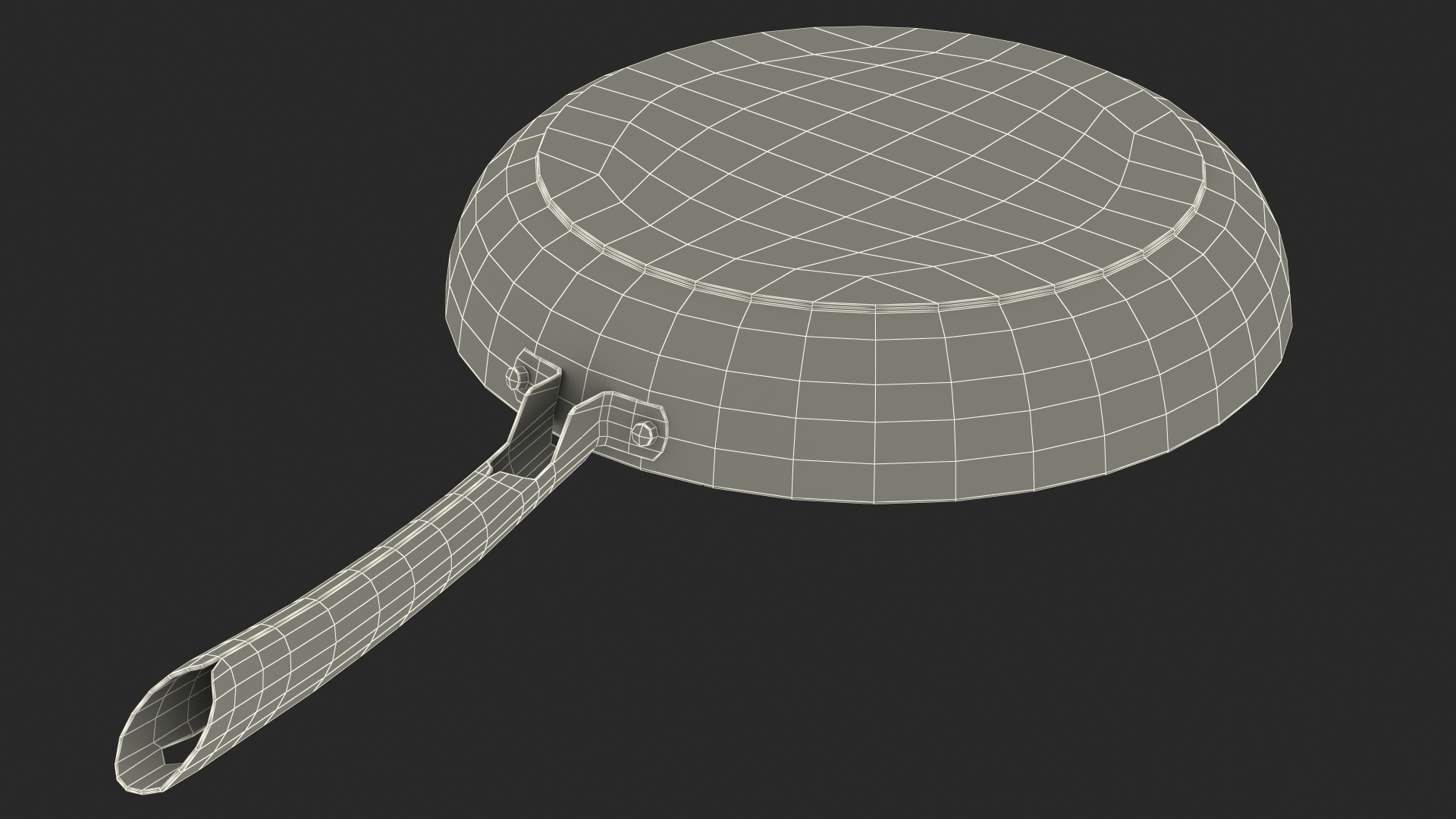 Fried Eggs in a Pan 3D model