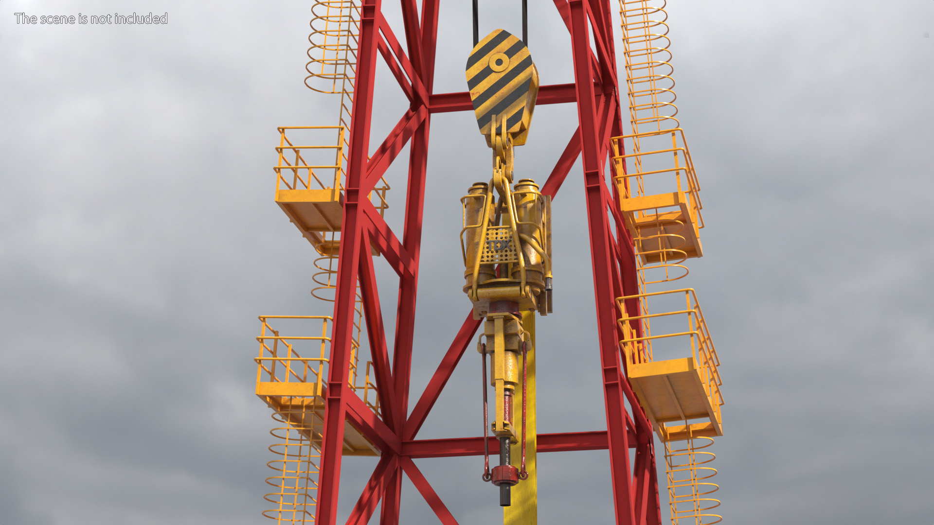 3D Electric Top Drive System for Drilling Rigs model