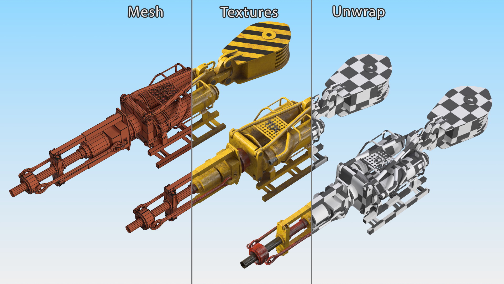 3D Electric Top Drive System for Drilling Rigs model