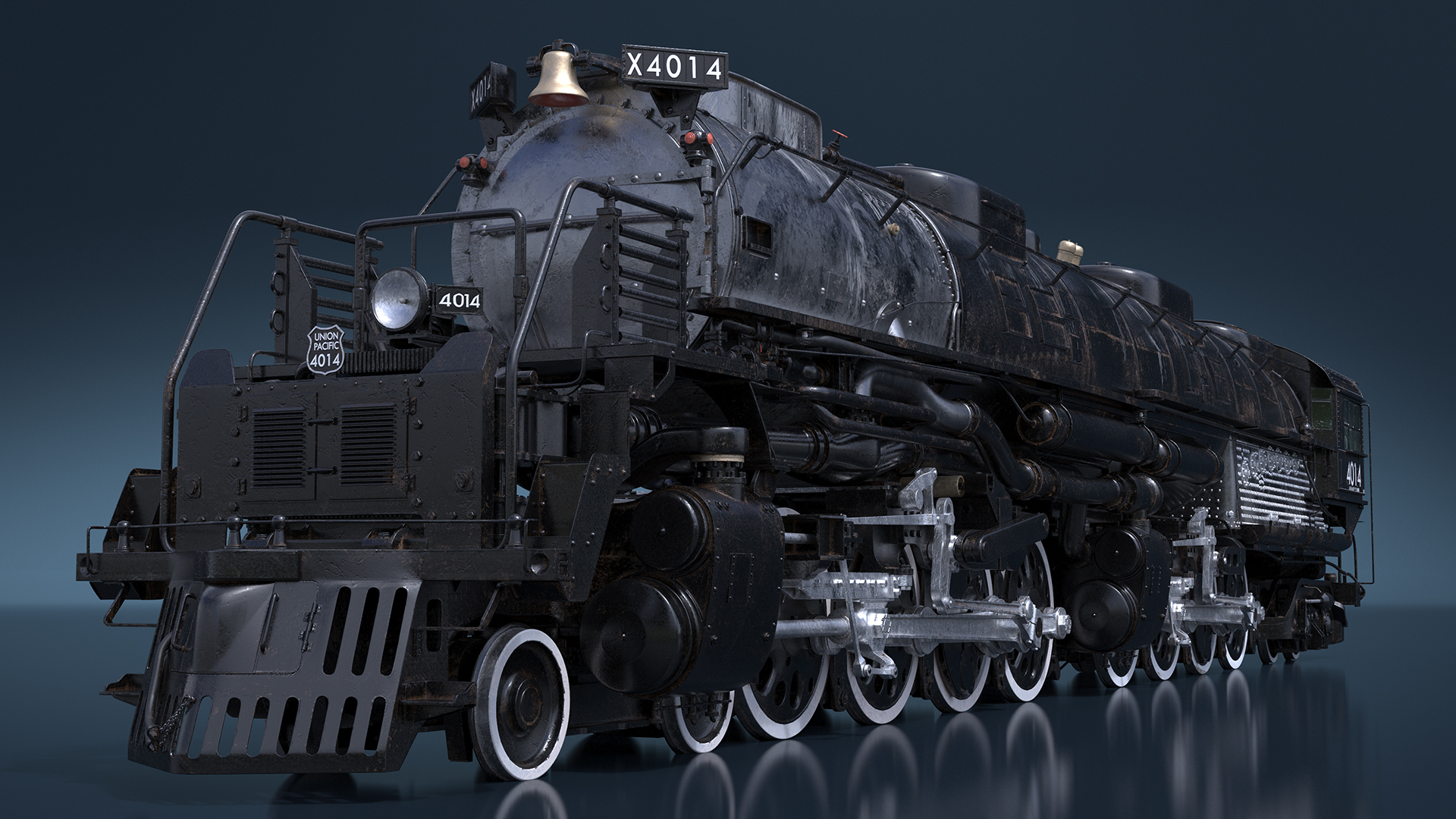 3D Locomotive Big Boy model
