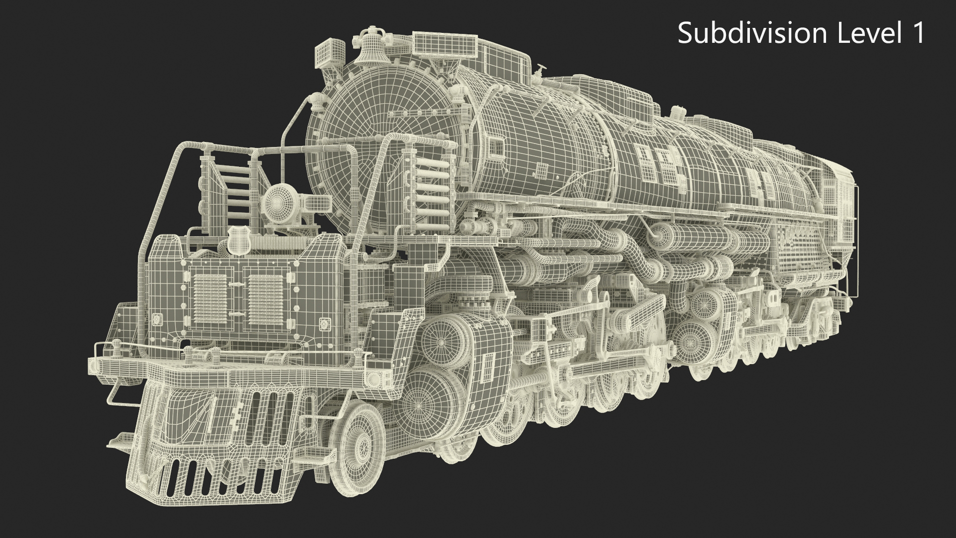 3D Locomotive Big Boy model