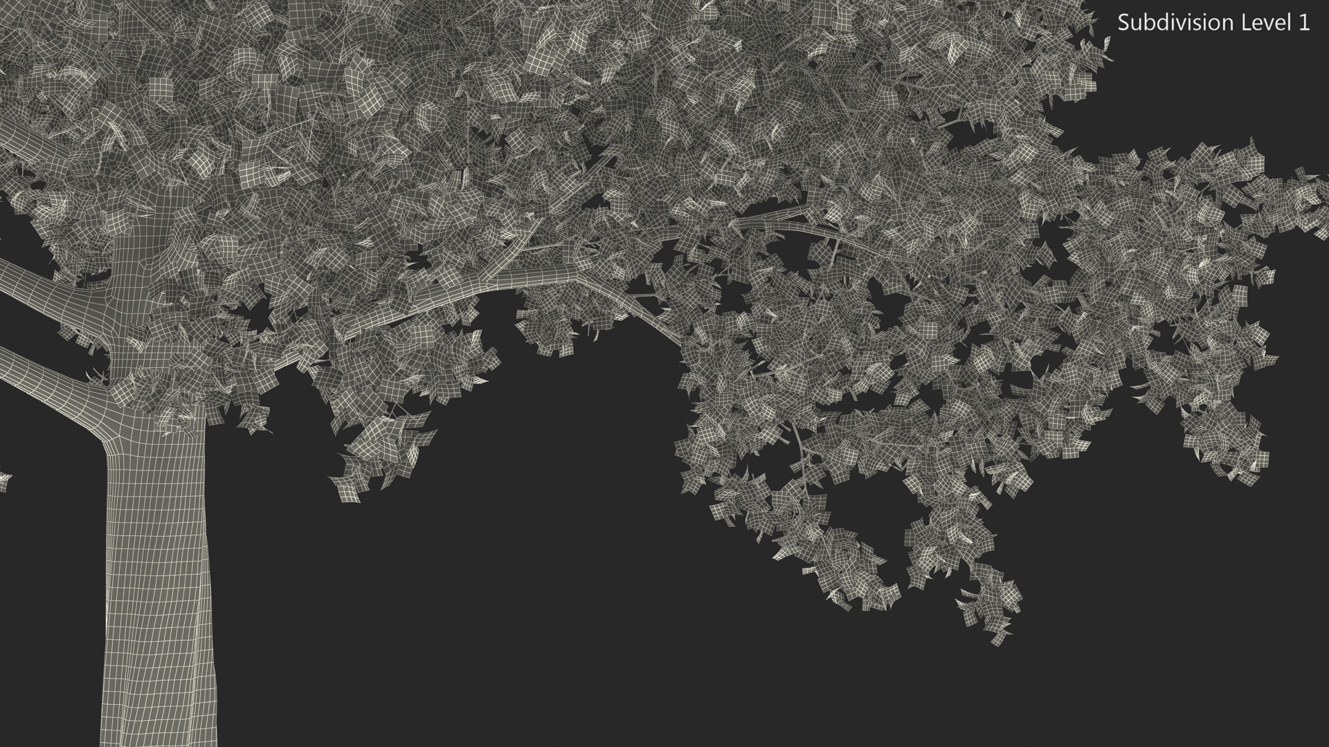 3D model Realistic Maple Tree