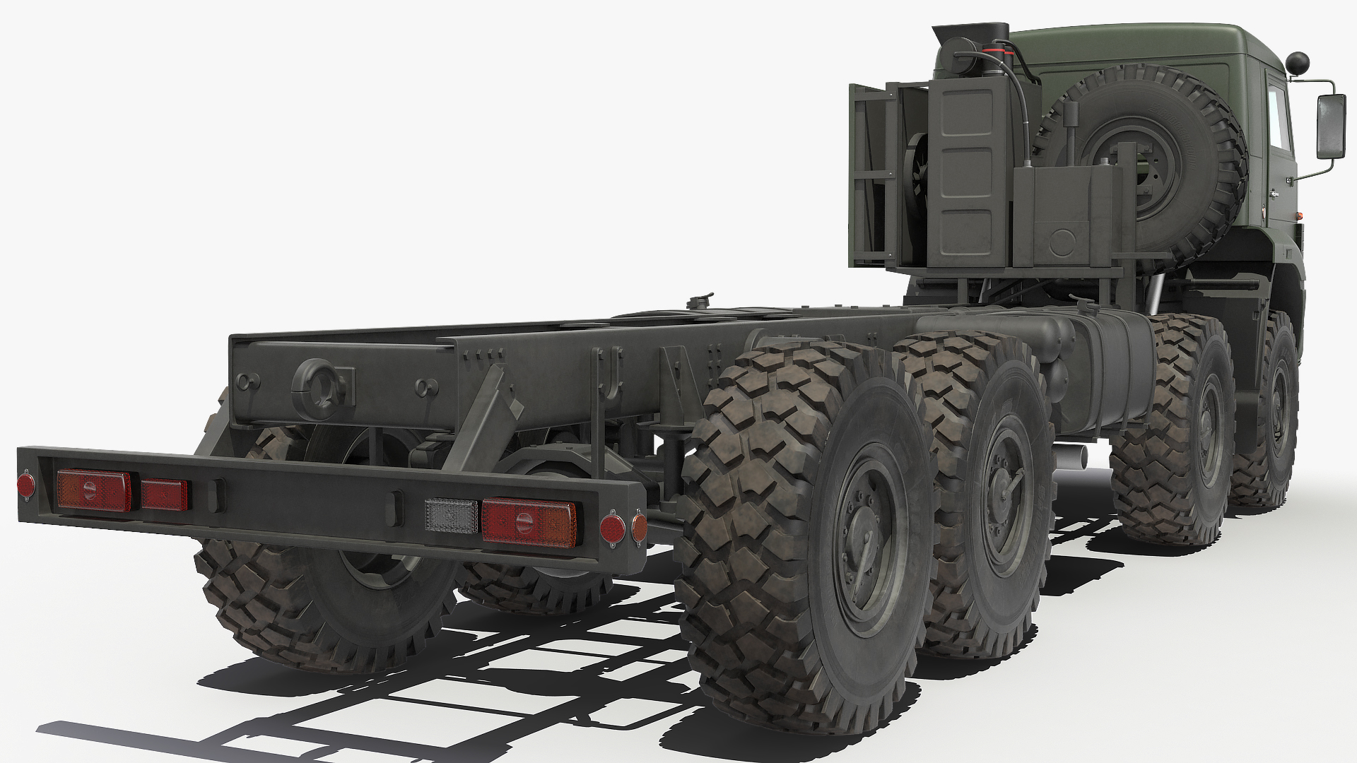 3D Russian Offroad Truck Kamaz 6560 Dirty model