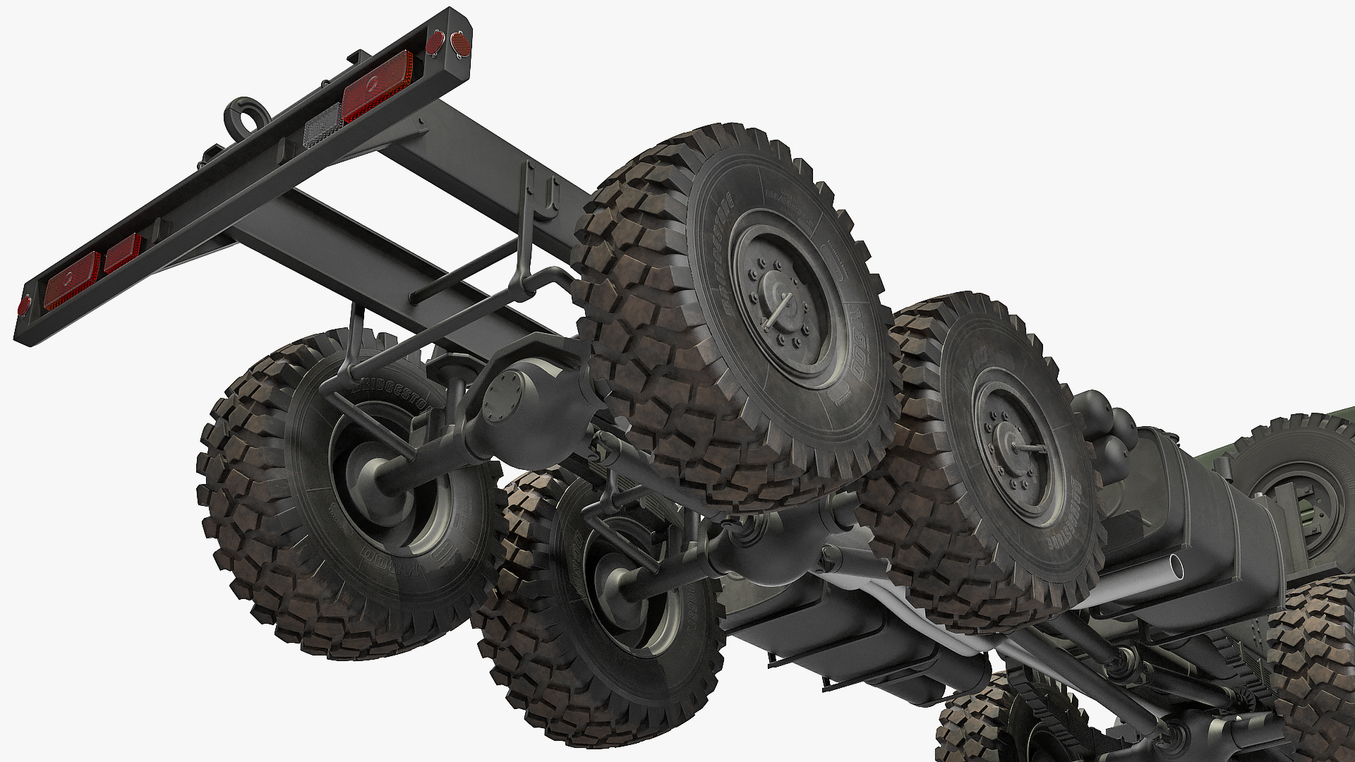 3D Russian Offroad Truck Kamaz 6560 Dirty model