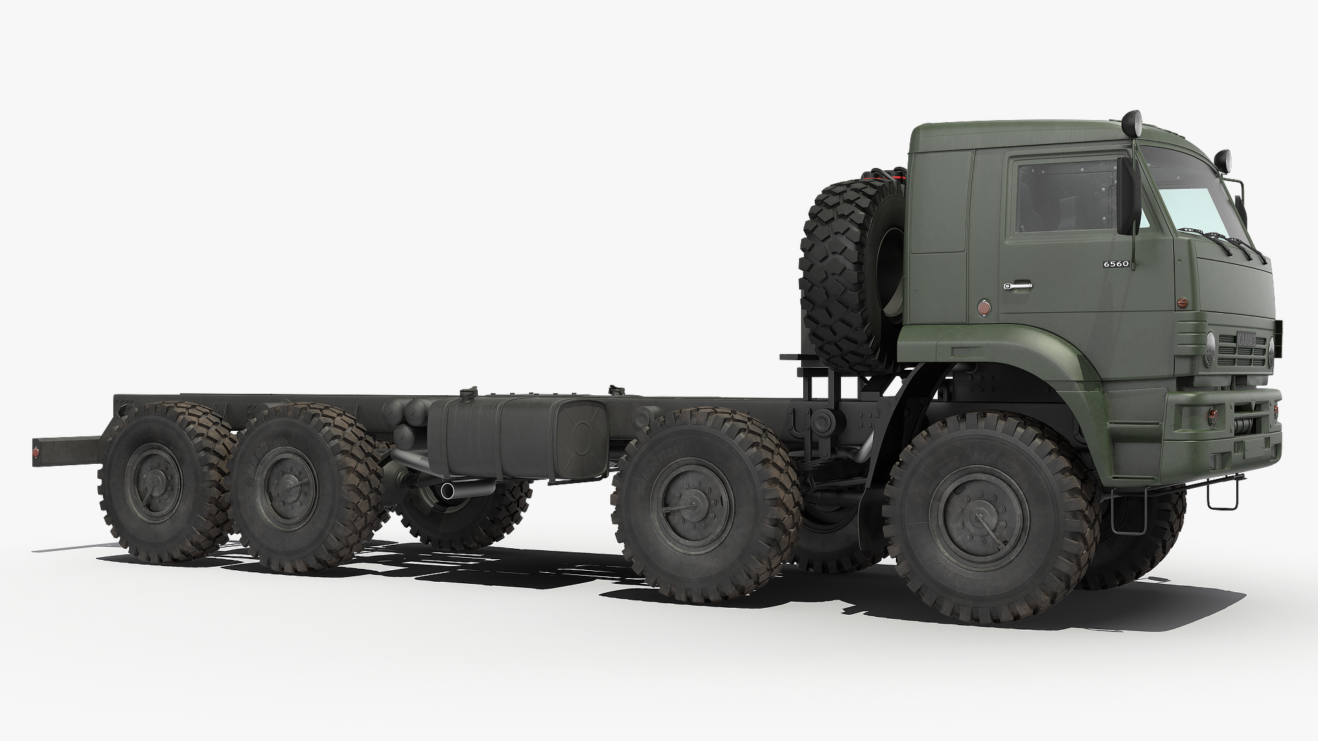 3D Russian Offroad Truck Kamaz 6560 Dirty model