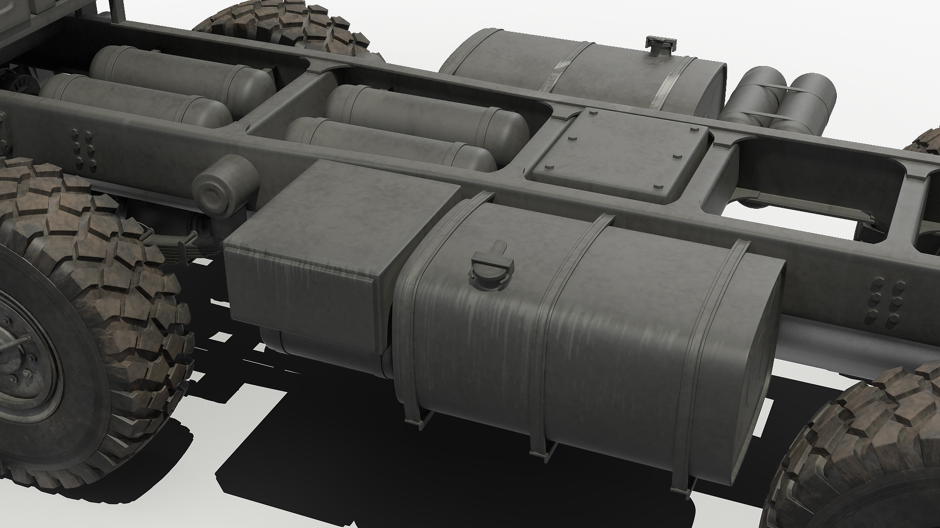 3D Russian Offroad Truck Kamaz 6560 Dirty model