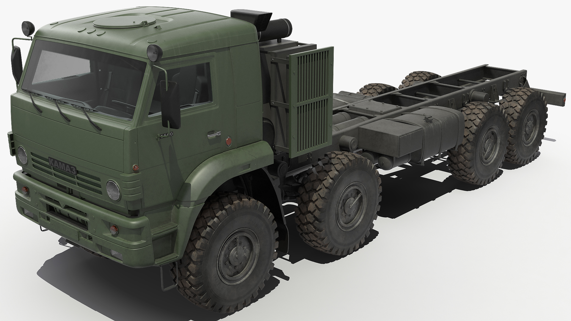 3D Russian Offroad Truck Kamaz 6560 Dirty model