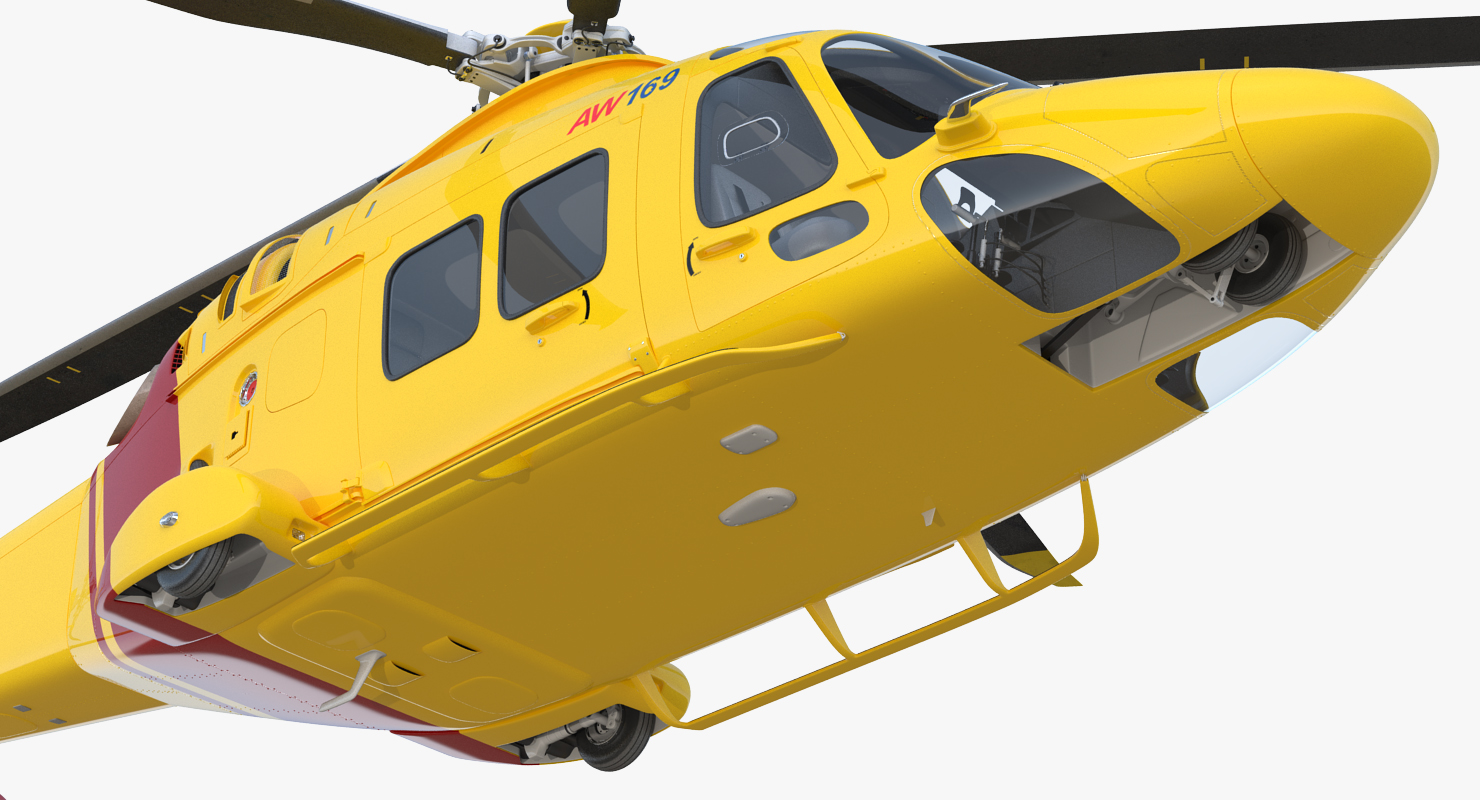 3D Helicopter AgustaWestland AW169