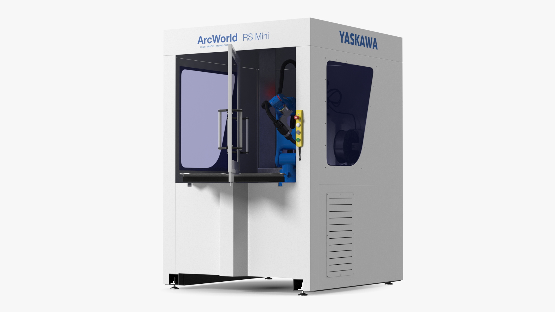 3D Yaskawa ArcWorld RS Mini Arc Welding Cell Rigged model