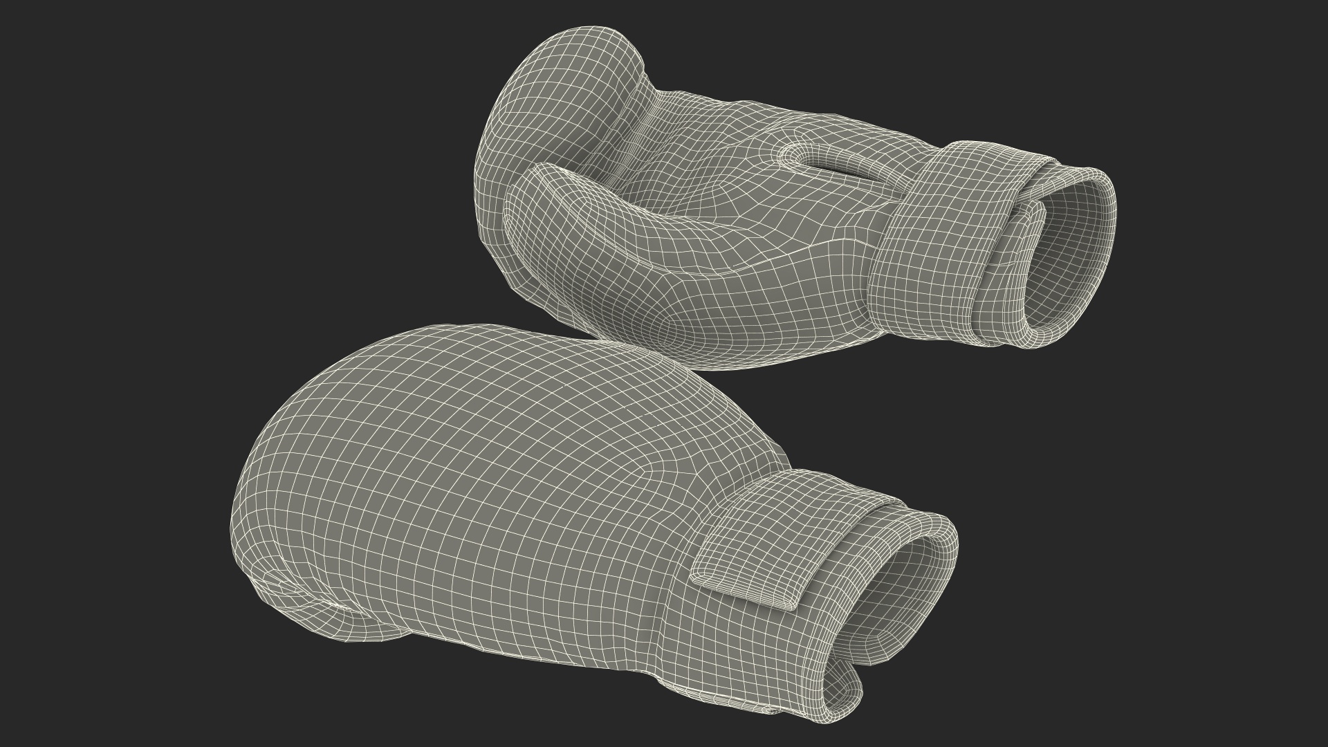 Boxing Training Gloves 3D