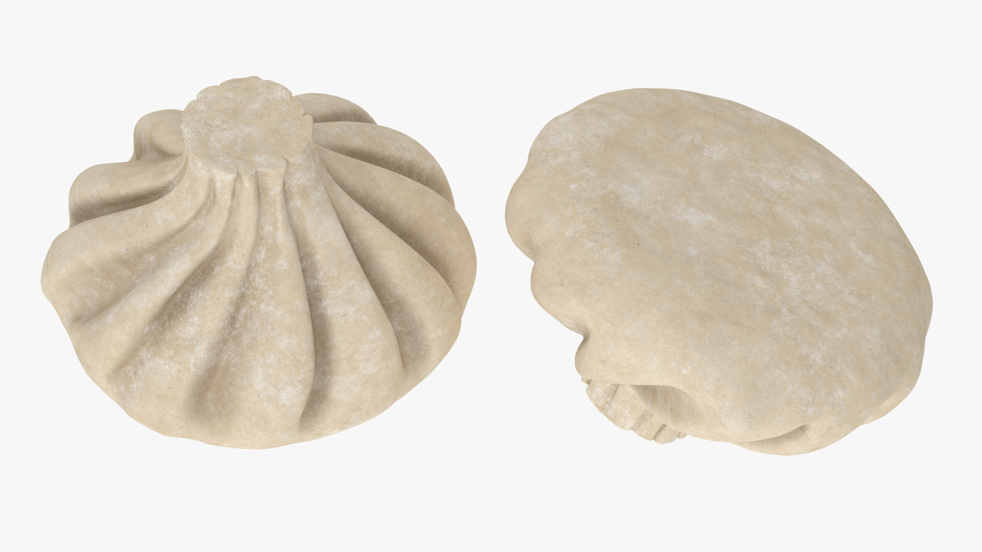 3D Khinkali Dumpling Raw