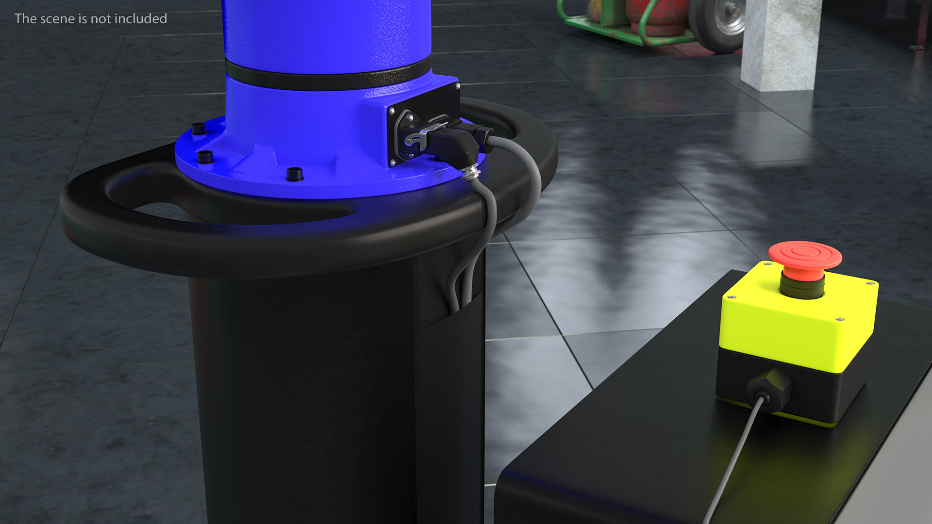 3D model Collaborative Robot with Mobile Pedestal