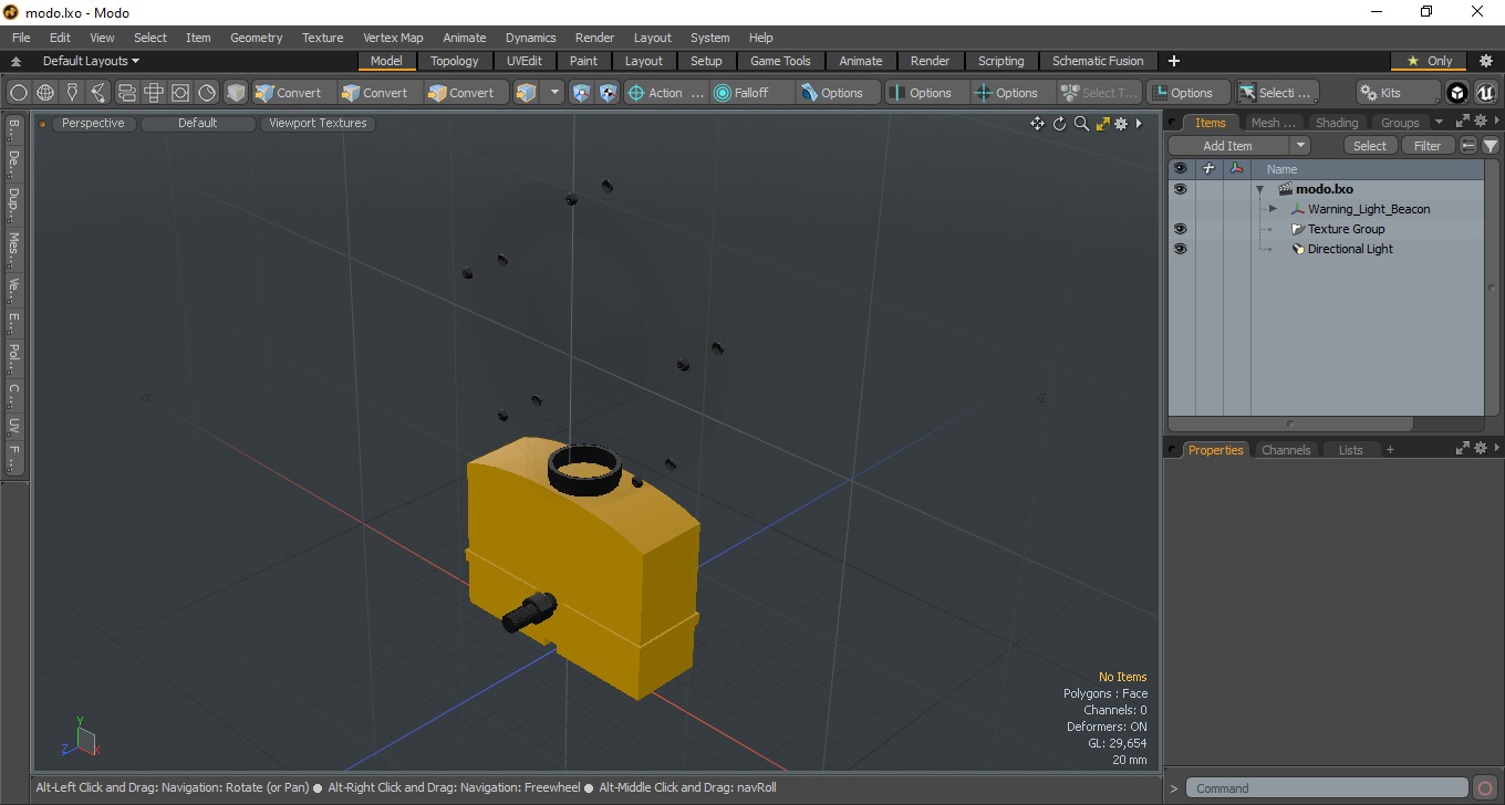 3D model Warning Light Beacon