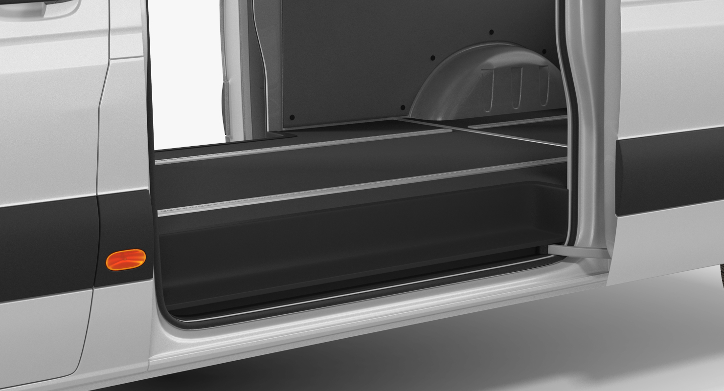 2019 Mercedes Sprinter Van Rigged for Cinema 4D 3D