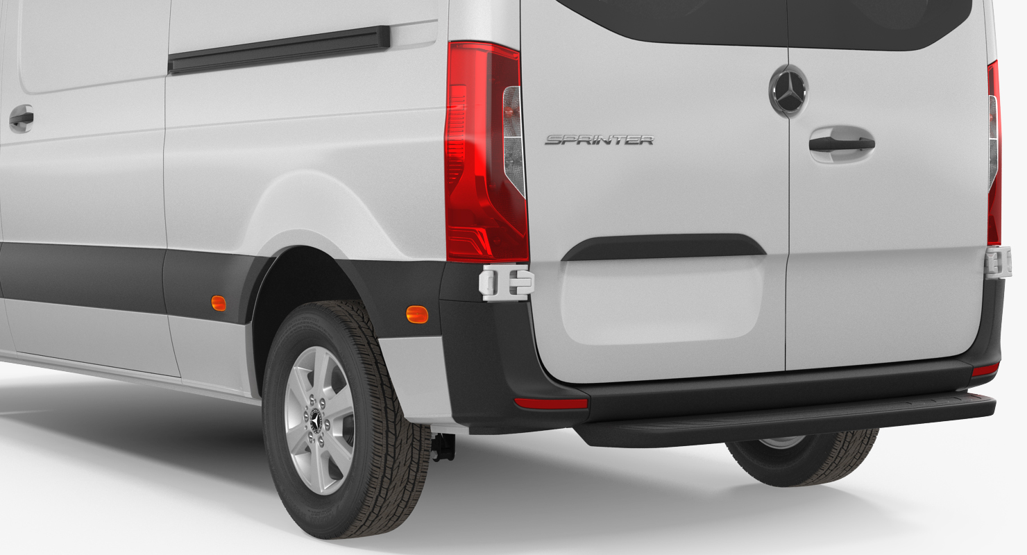 2019 Mercedes Sprinter Van Rigged for Cinema 4D 3D