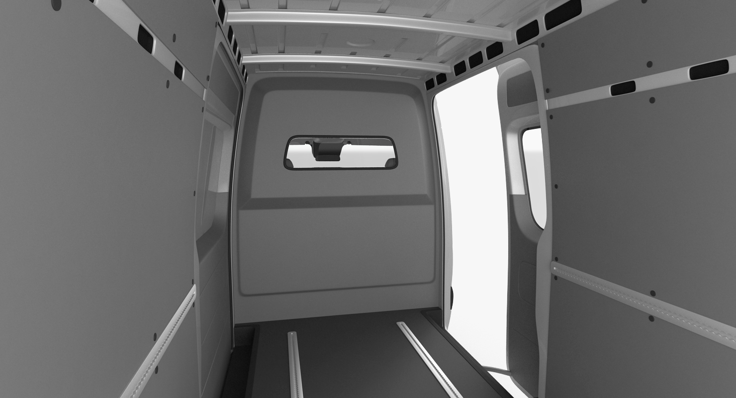 2019 Mercedes Sprinter Van Rigged for Cinema 4D 3D