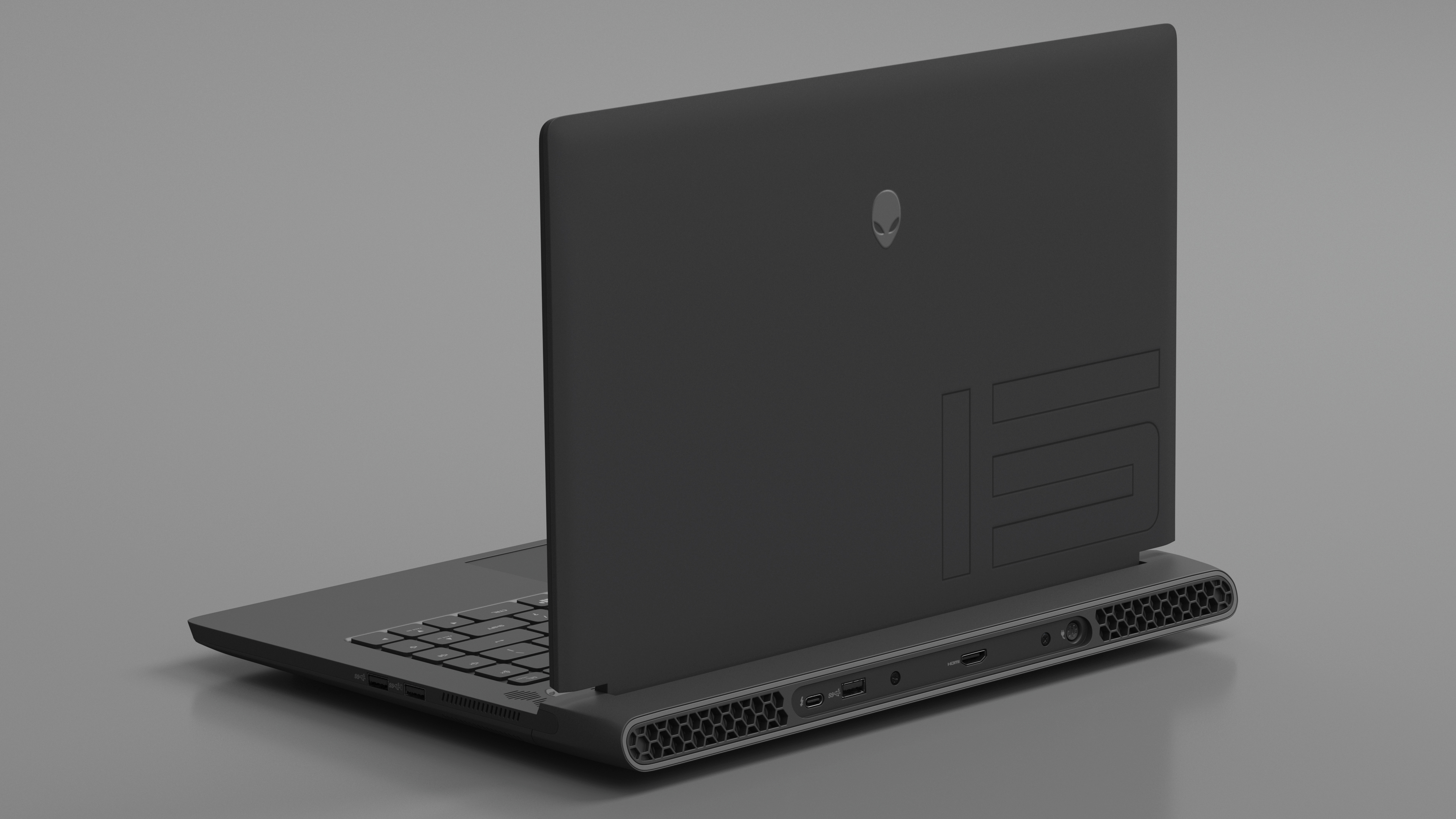 3D model Gaming Laptop Alienware M15 R7