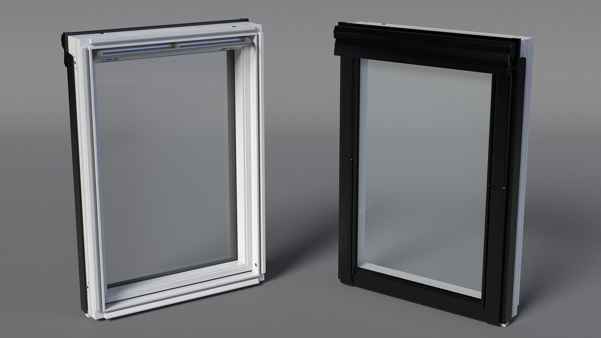 3D Center Pivot Roof Window 78 x 118 Open model