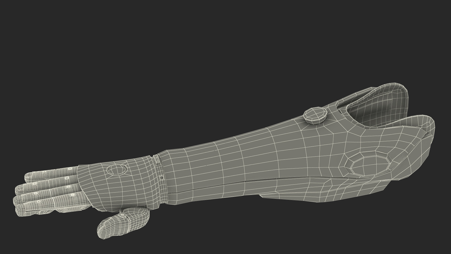 3D Prosthetic Arm Rigged