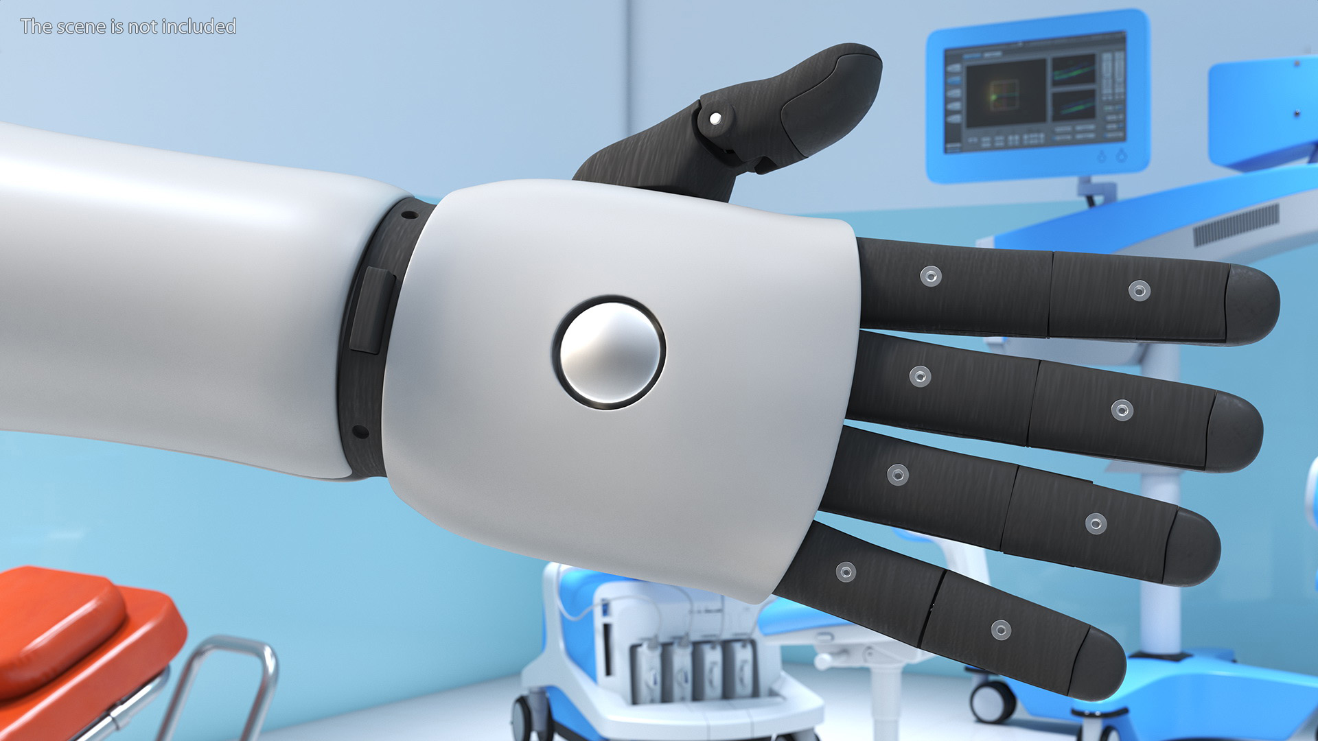 3D Prosthetic Arm Rigged