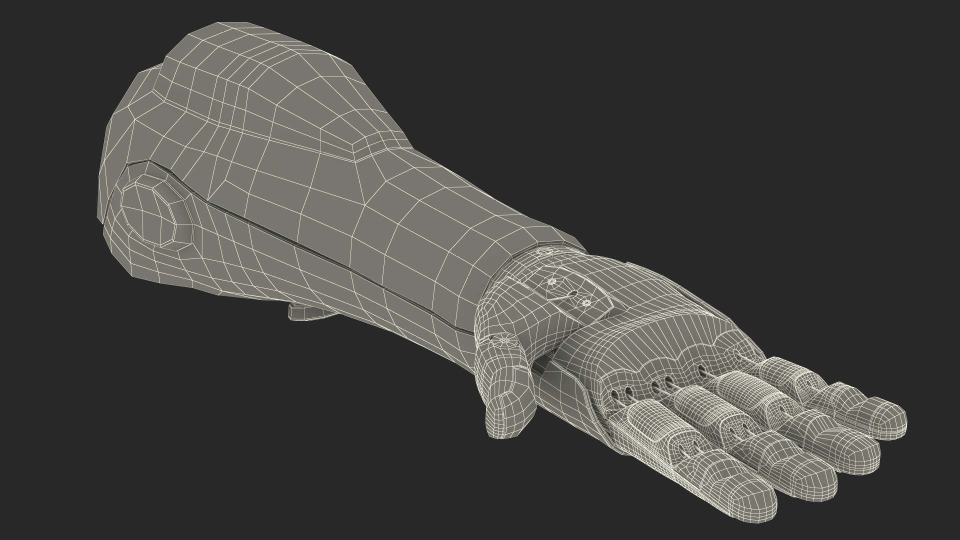 3D Prosthetic Arm Rigged