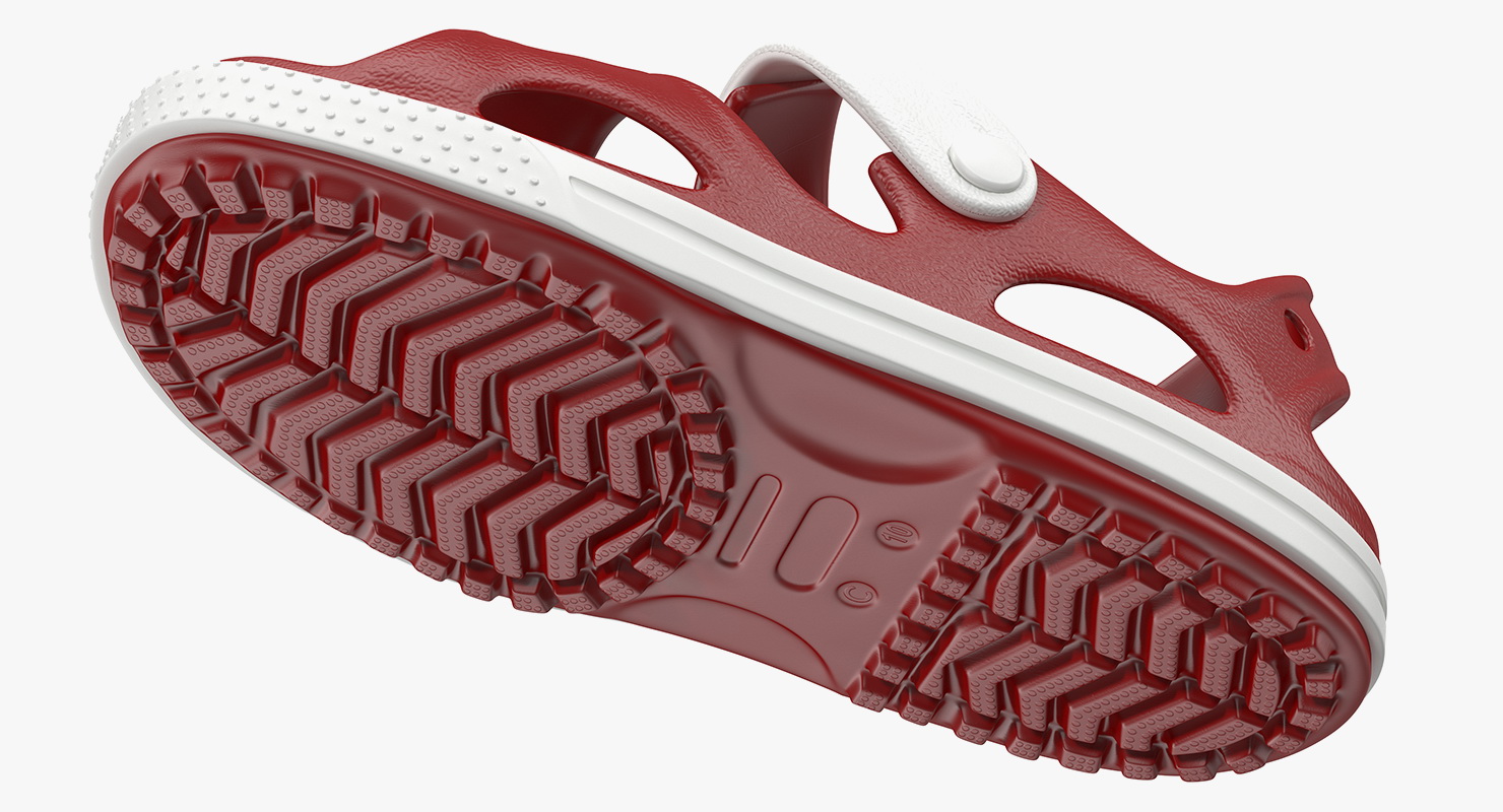 3D Summer Children Sandals model