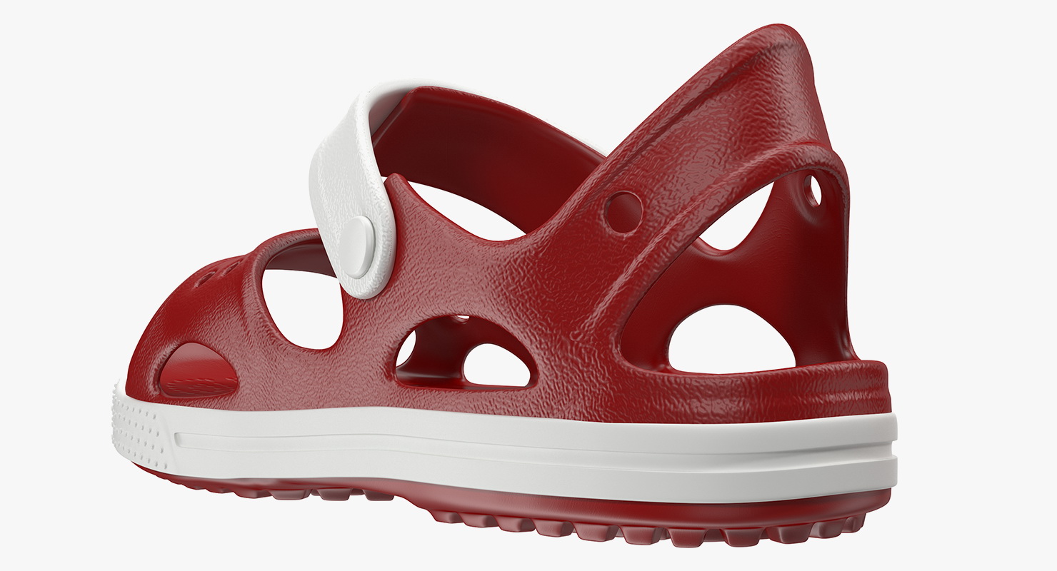 3D Summer Children Sandals model