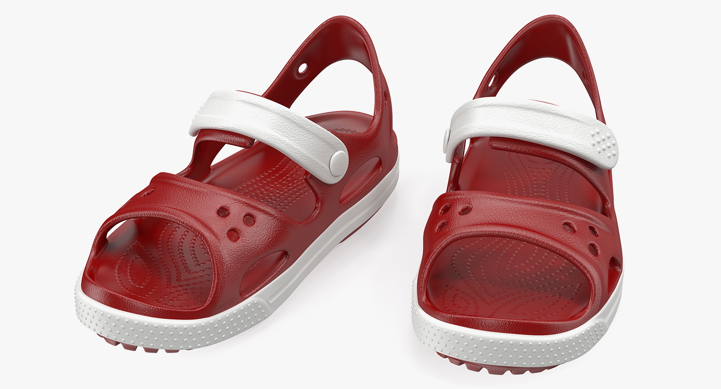 3D Summer Children Sandals model