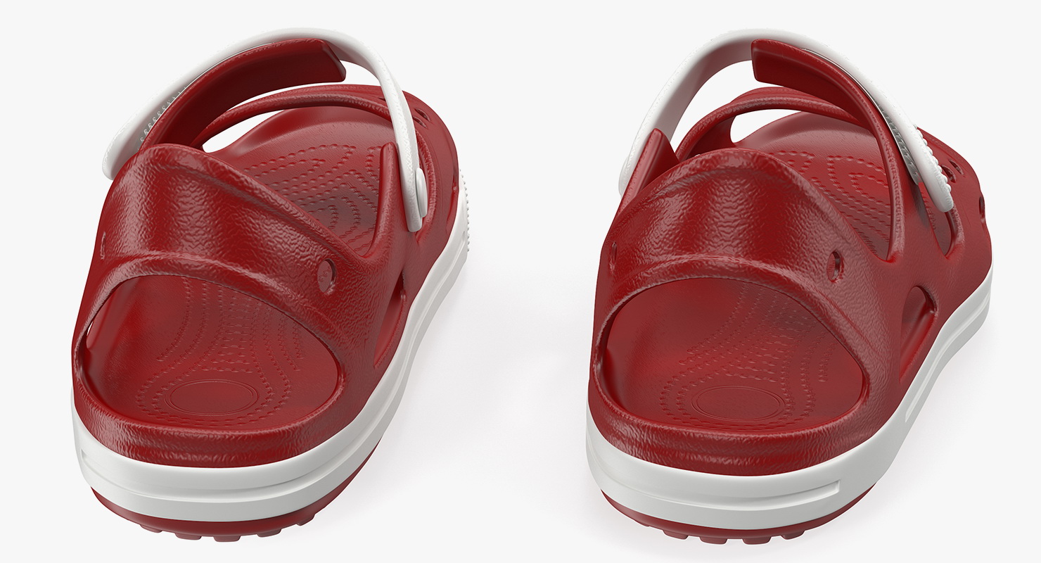 3D Summer Children Sandals model