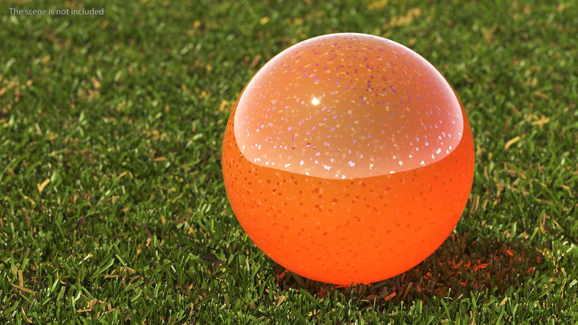 3D model Glitter Field Hockey Ball
