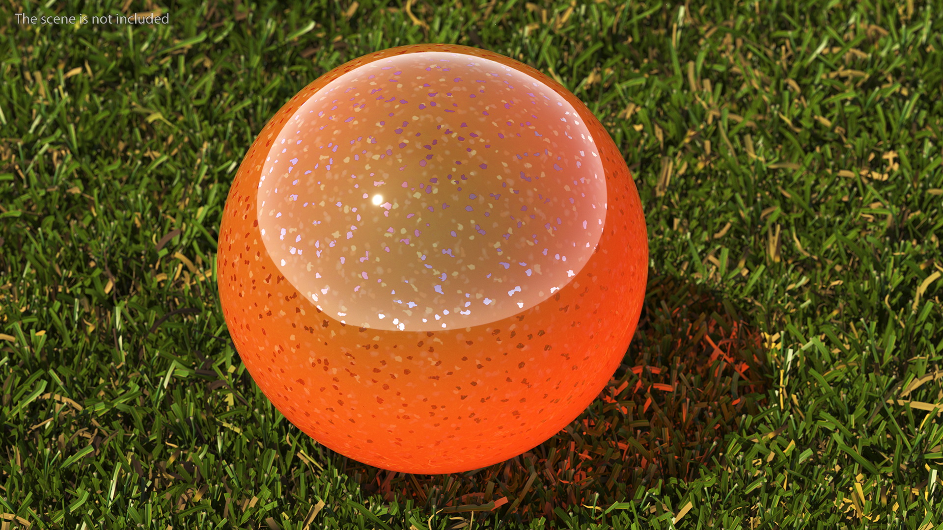 3D model Glitter Field Hockey Ball