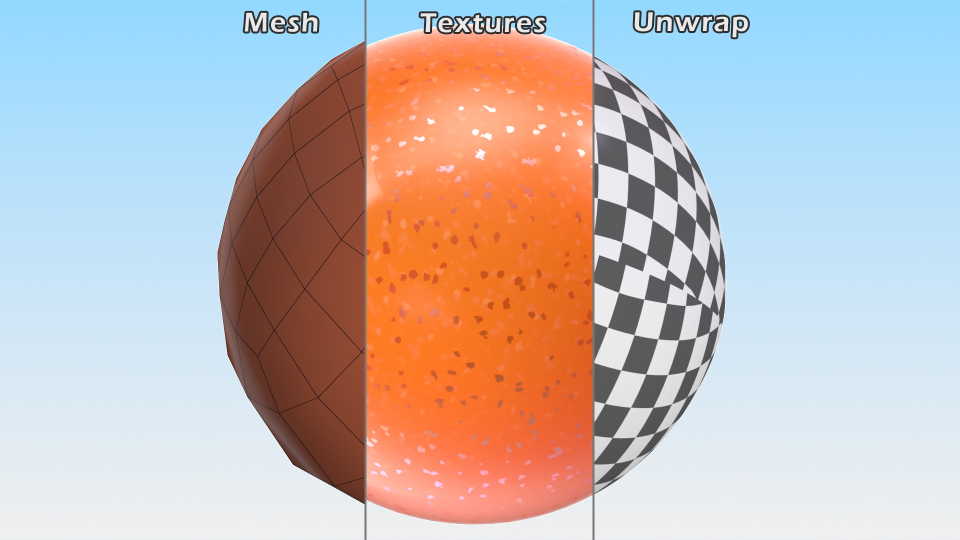 3D model Glitter Field Hockey Ball
